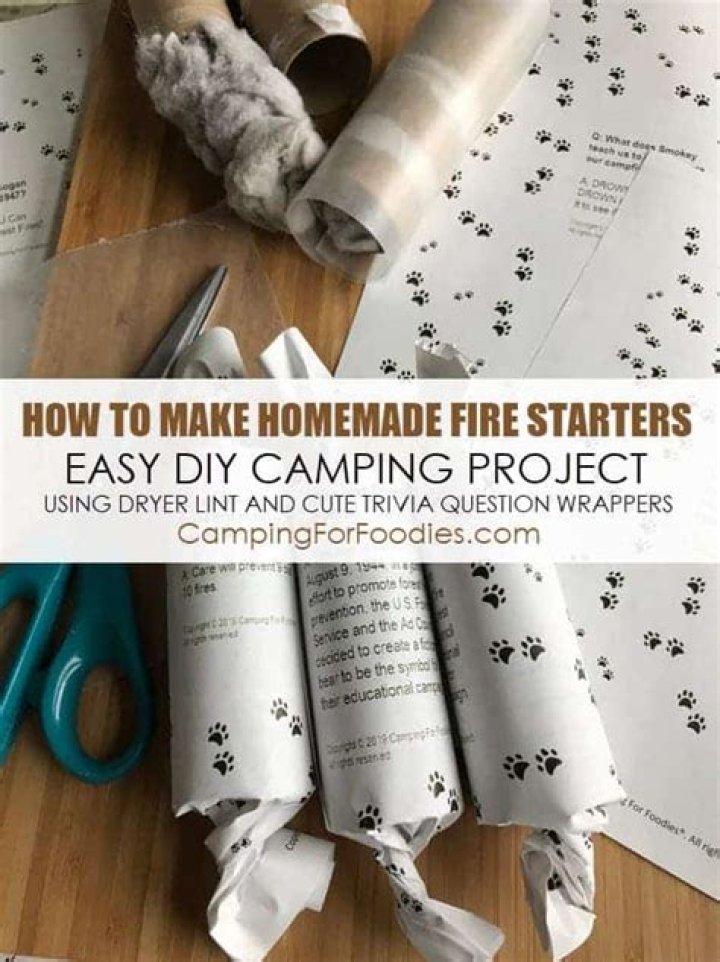 Is lint a good fire starter