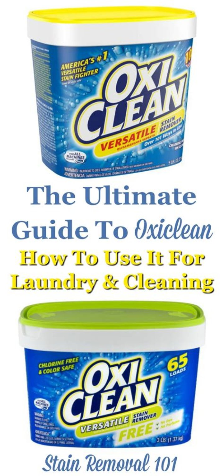 Is OxiClean good for colors