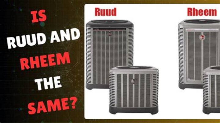 Is Ruud and Rheem the same