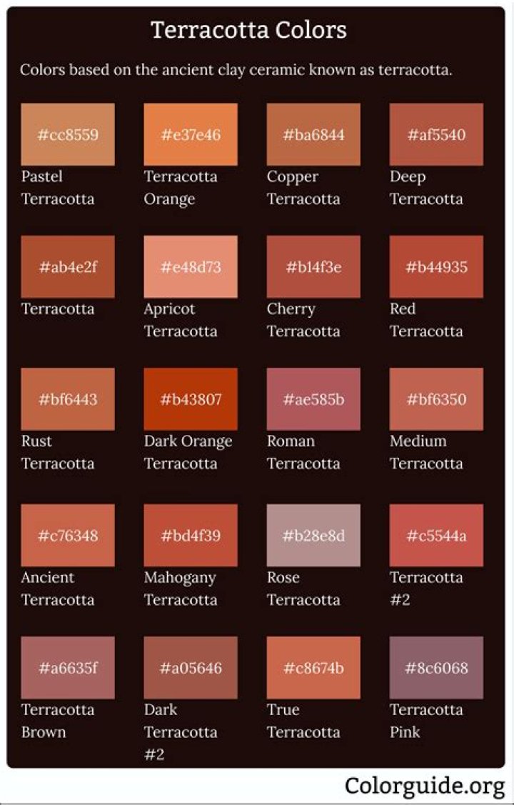 Is terracotta brown or red