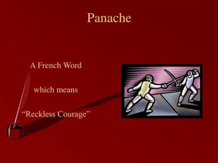 Is the word panache French