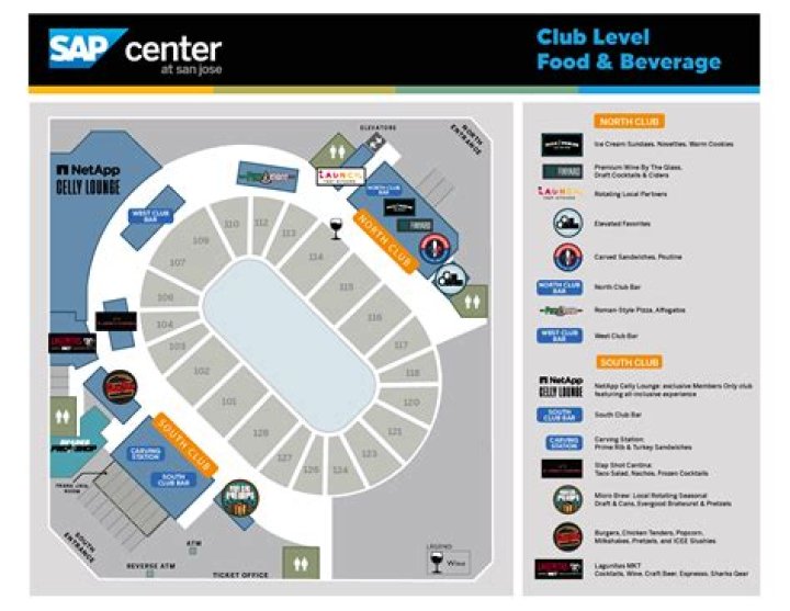 Is there food at SAP Center