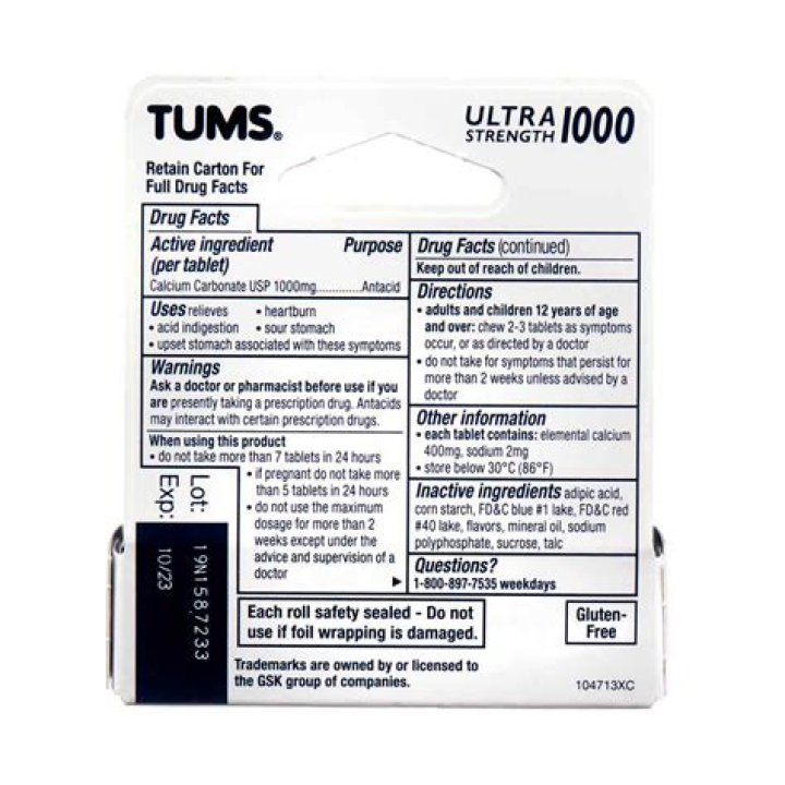 Is there magnesium in Tums
