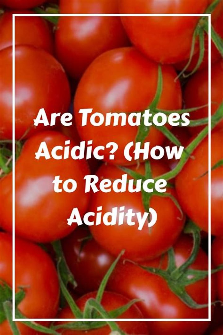 Is tomatoes acidic or basic