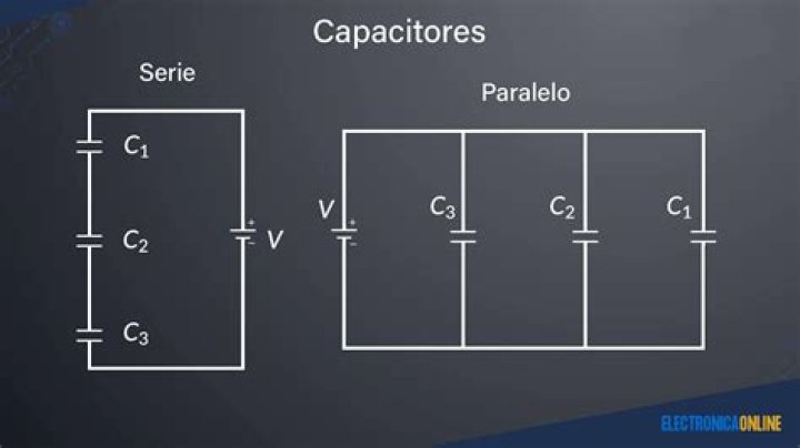 ¿Qué pasa con el voltaje en capacitores en serie