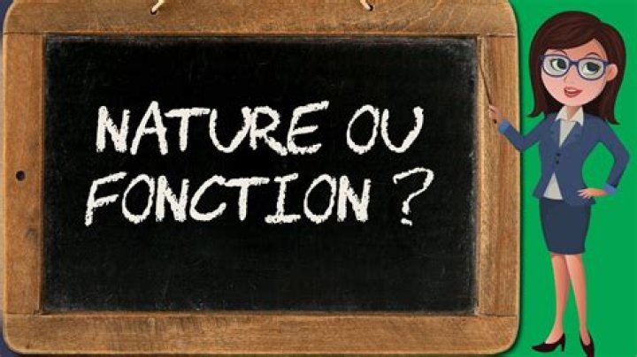 Quelle est la nature de ou