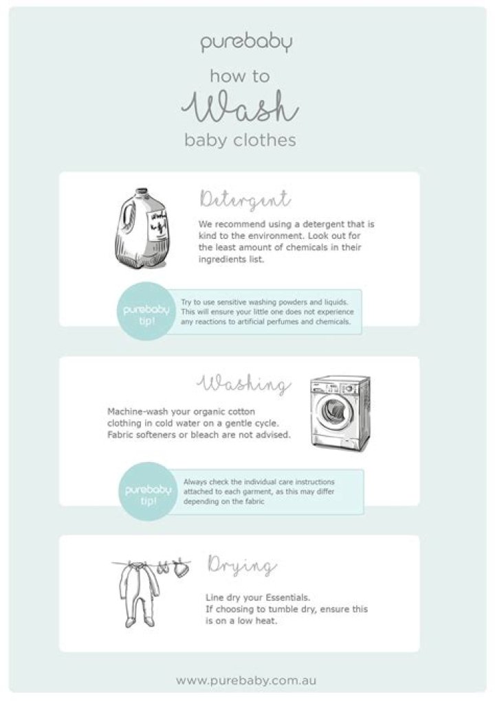 Should I wash baby clothes in warm or cold water