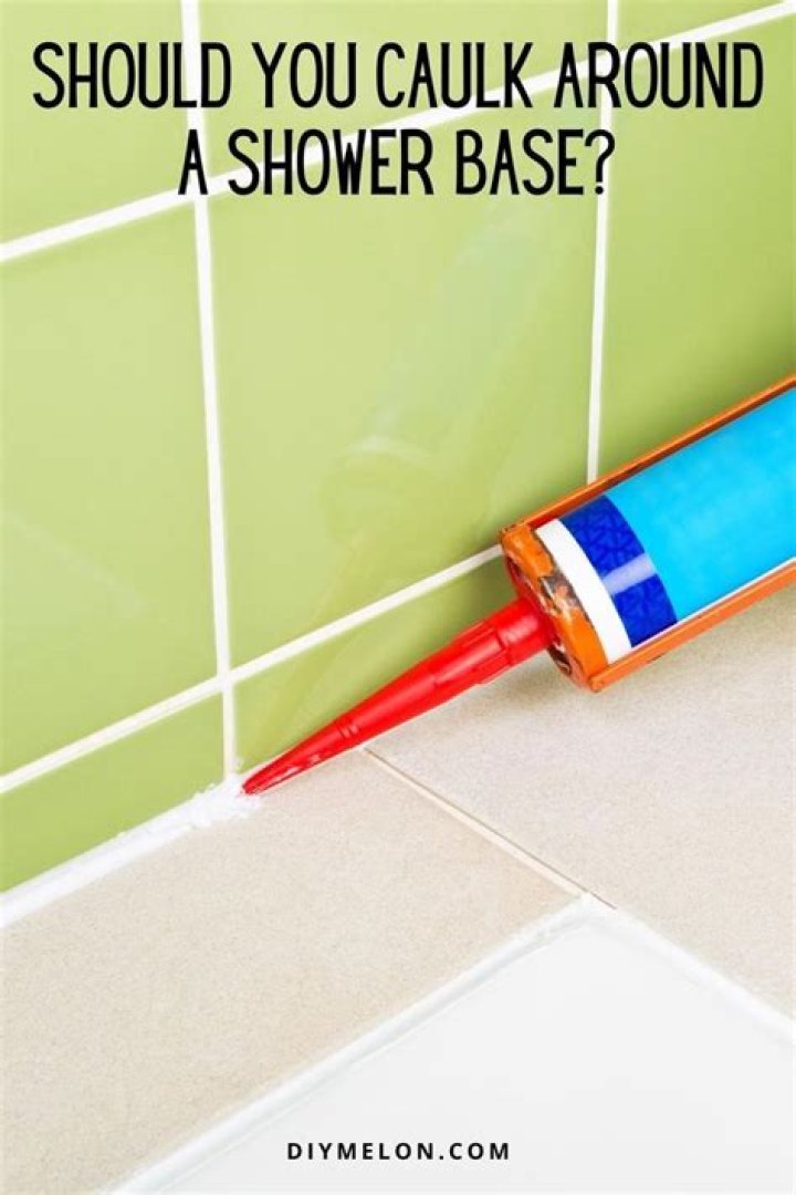 Should you caulk around tub