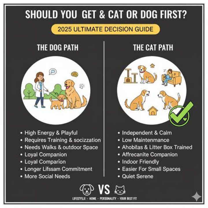 Should you get a cat or dog