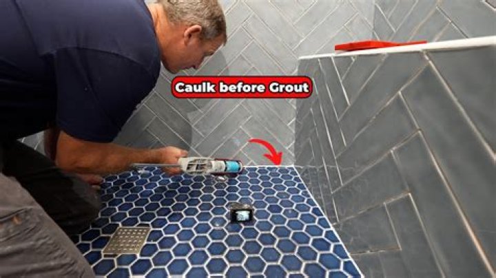 Should you remove grout before caulking