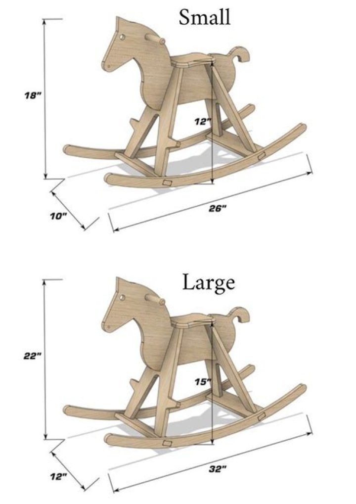 What age can a baby use a rocking horse