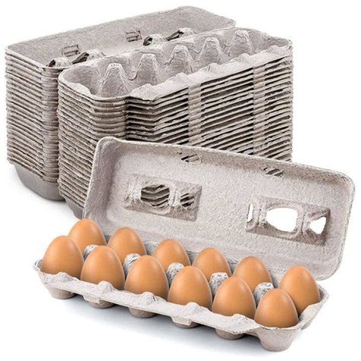 What are egg crates made of