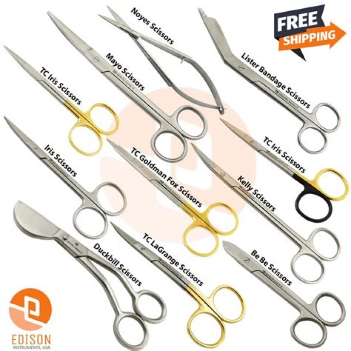 What are medical scissors called