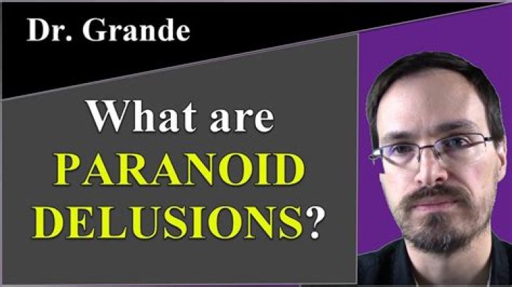 What are paranoid delusions