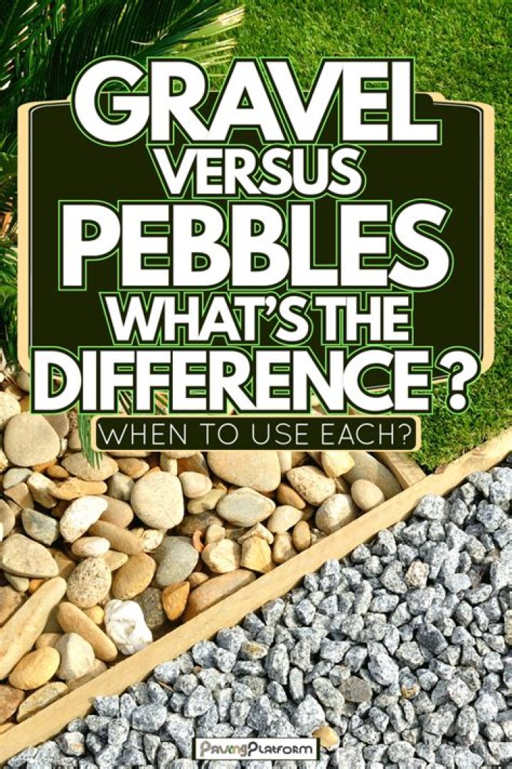 What are pebbles and gravel