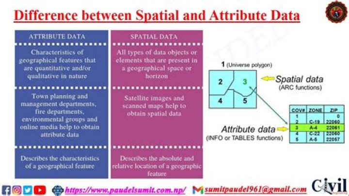 What are spatial data type