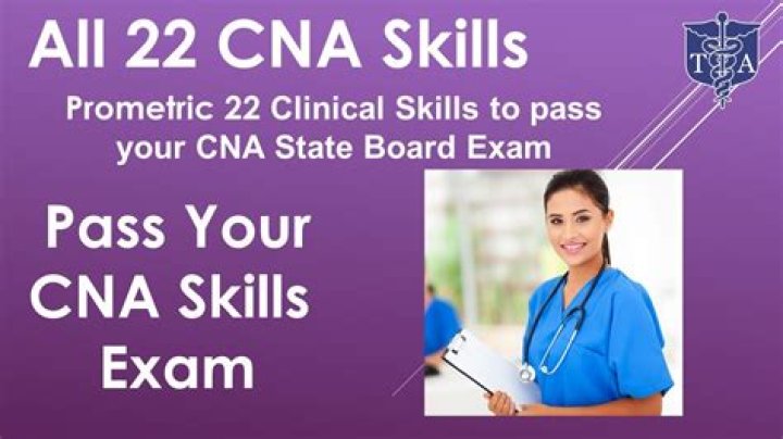 What are the 22 CNA skills