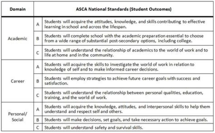 What are the ASCA standards