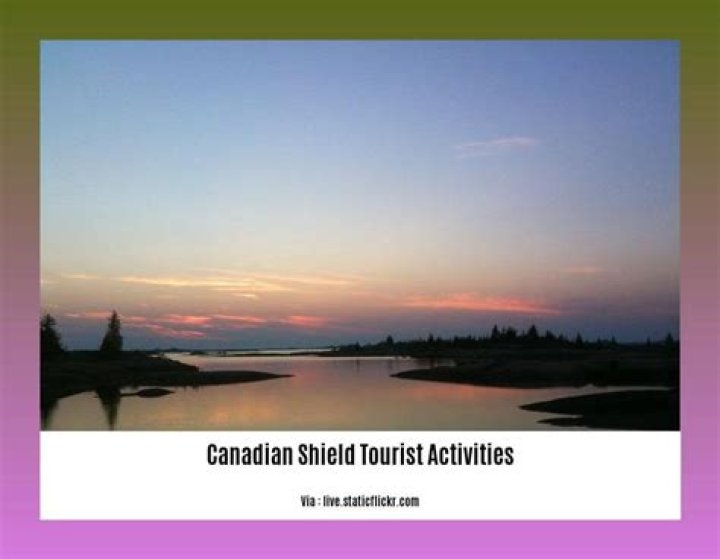 What are the main economic activities in the Canadian Shield