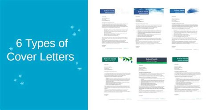 What are the three different types of cover letters