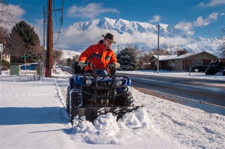 What ATV is best for snow plowing