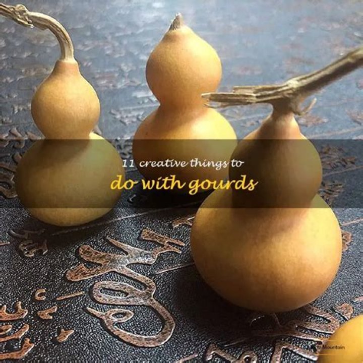 What can you do with gourds