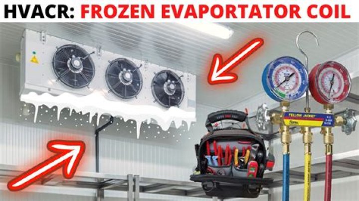 What causes a walk in cooler to freeze up