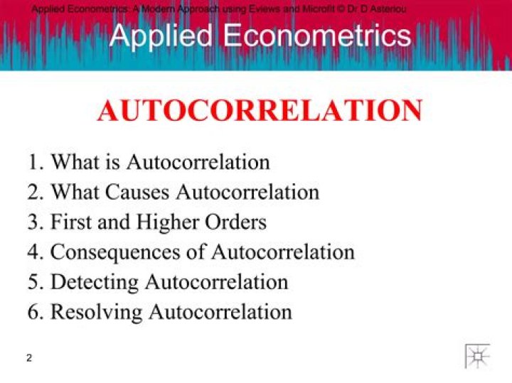 What causes autocorrelation