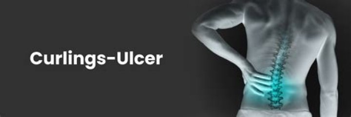 What causes Curlings ulcer
