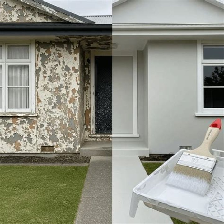 What causes exterior paint to bubble