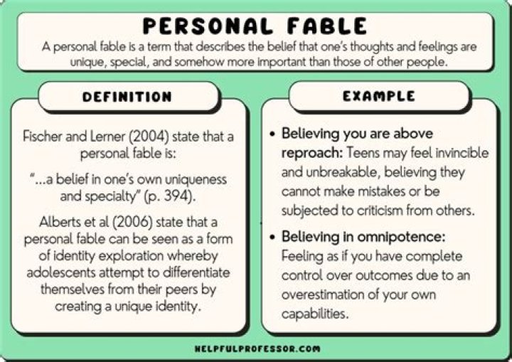 What causes personal fable