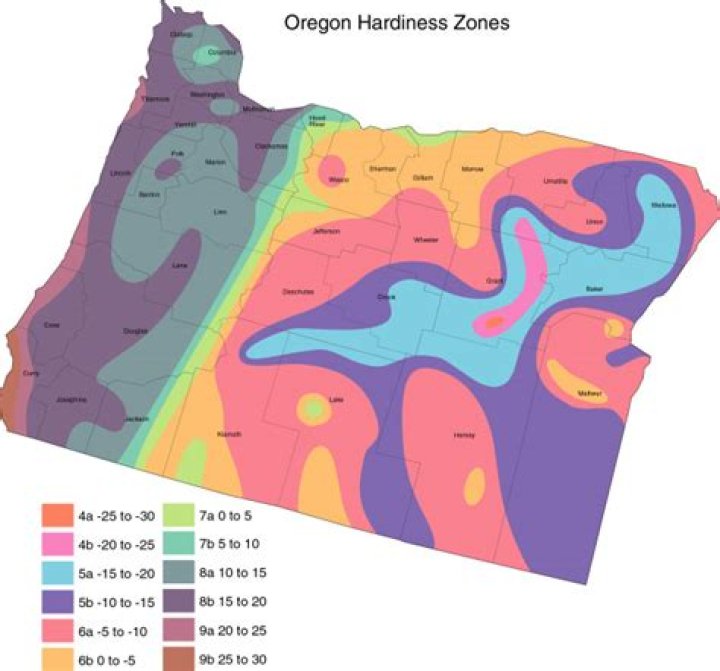 What climate zone is Oregon