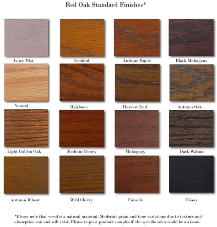 What color is oak furniture