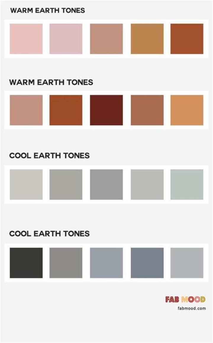 What colors are earth tones