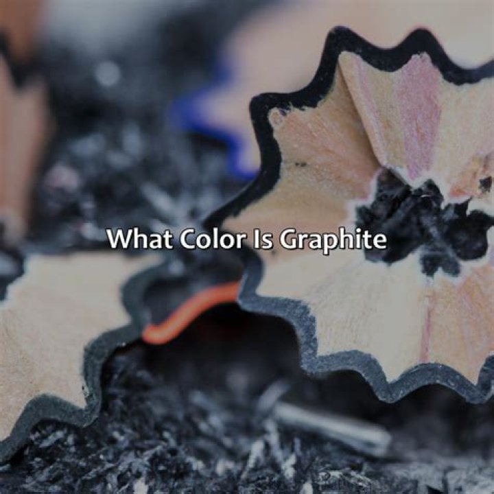 What colors can graphite be