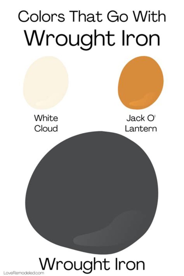 What Colour is wrought iron
