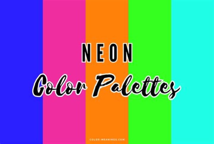 What Colours goes with neon