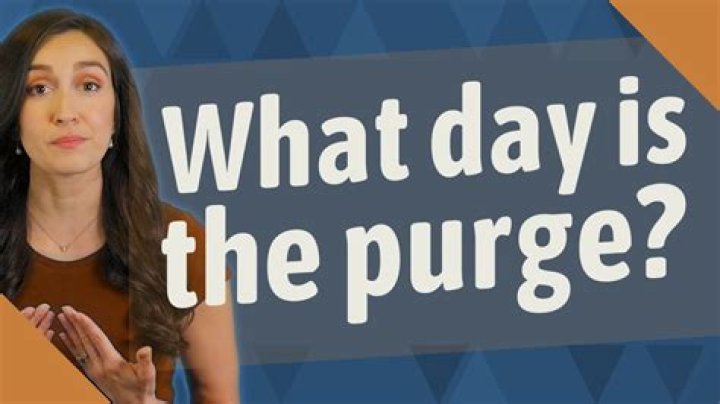 What day is Purge Day 2021