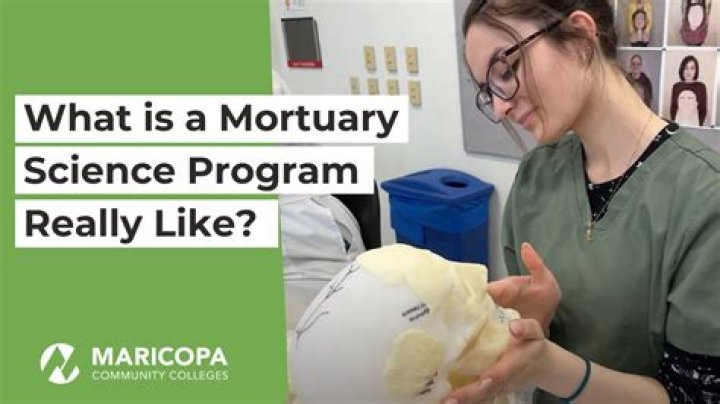 What degree do you need for mortuary science