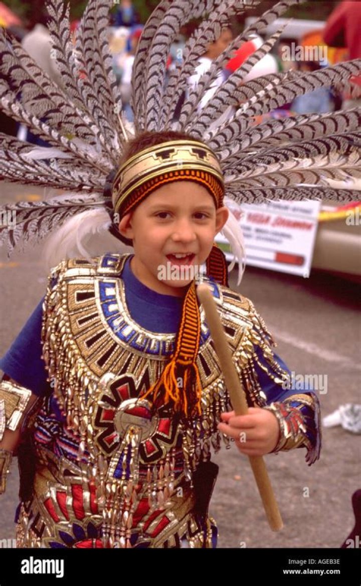What did Aztec kids wear