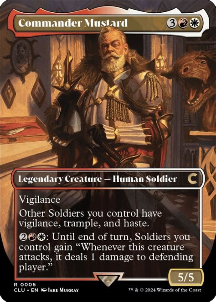 What did Colonel Mustard do