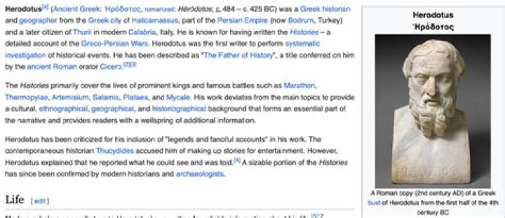What did Herodotus write on