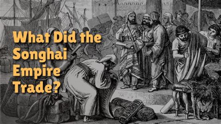 What did the Songhai trade