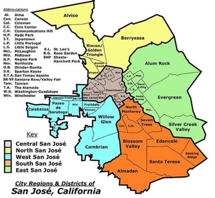What district is San Jose