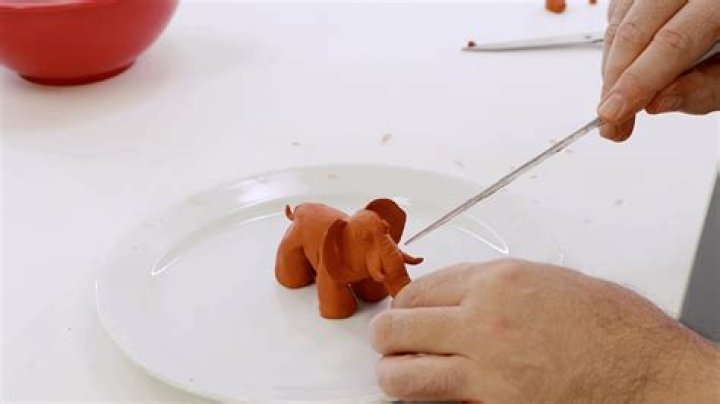 What do you paint clay with