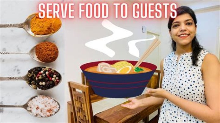 What do you serve to guests