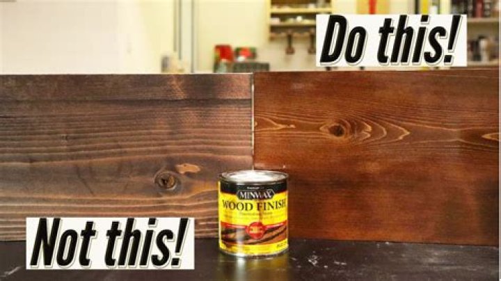 What do you stain wood with