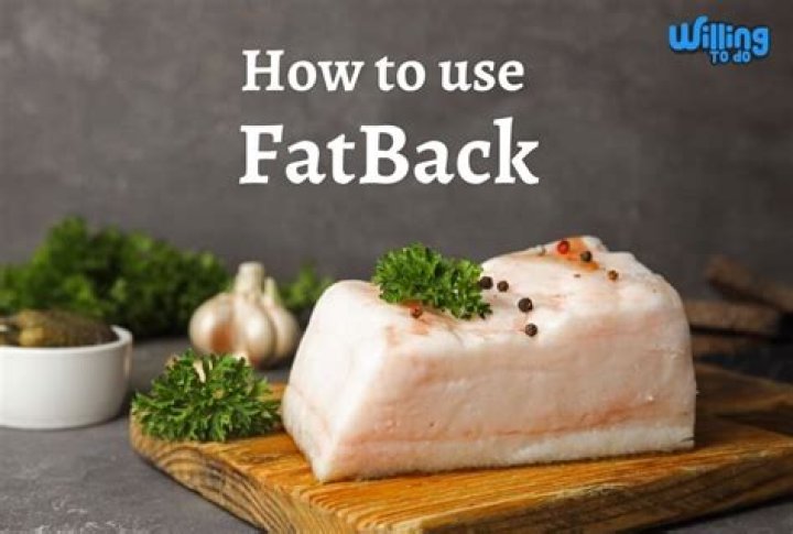 What do you use fatback for