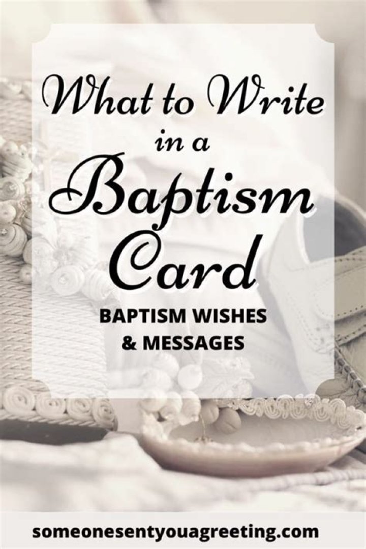 What do you write in a thank you card for a baptism