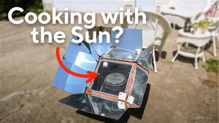 What does a solar cooker do